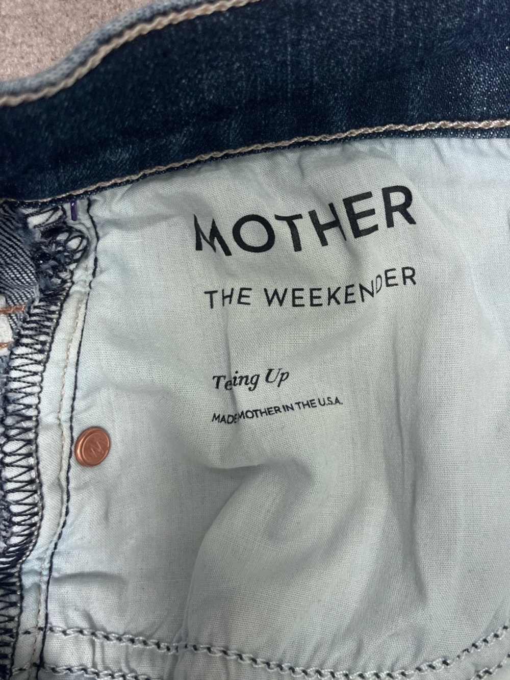Mother The Weekender Jeans size 29 - Picture 6 of 7